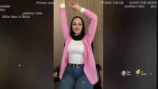 Türbanlı Kız Canlı Yayında Dans Ediyor Fena Fizik Bigo Periscope Live