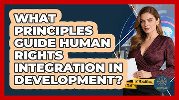 What Principles Guide Human Rights Integration in Development?