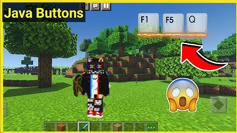 F5,F1 And Q Buttons For Minecraft PE | f5 button for minecraft pe | Java Buttons | in Hindi | 2021