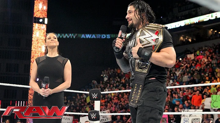Stephanie McMahon wipes the smile off Roman Reigns...