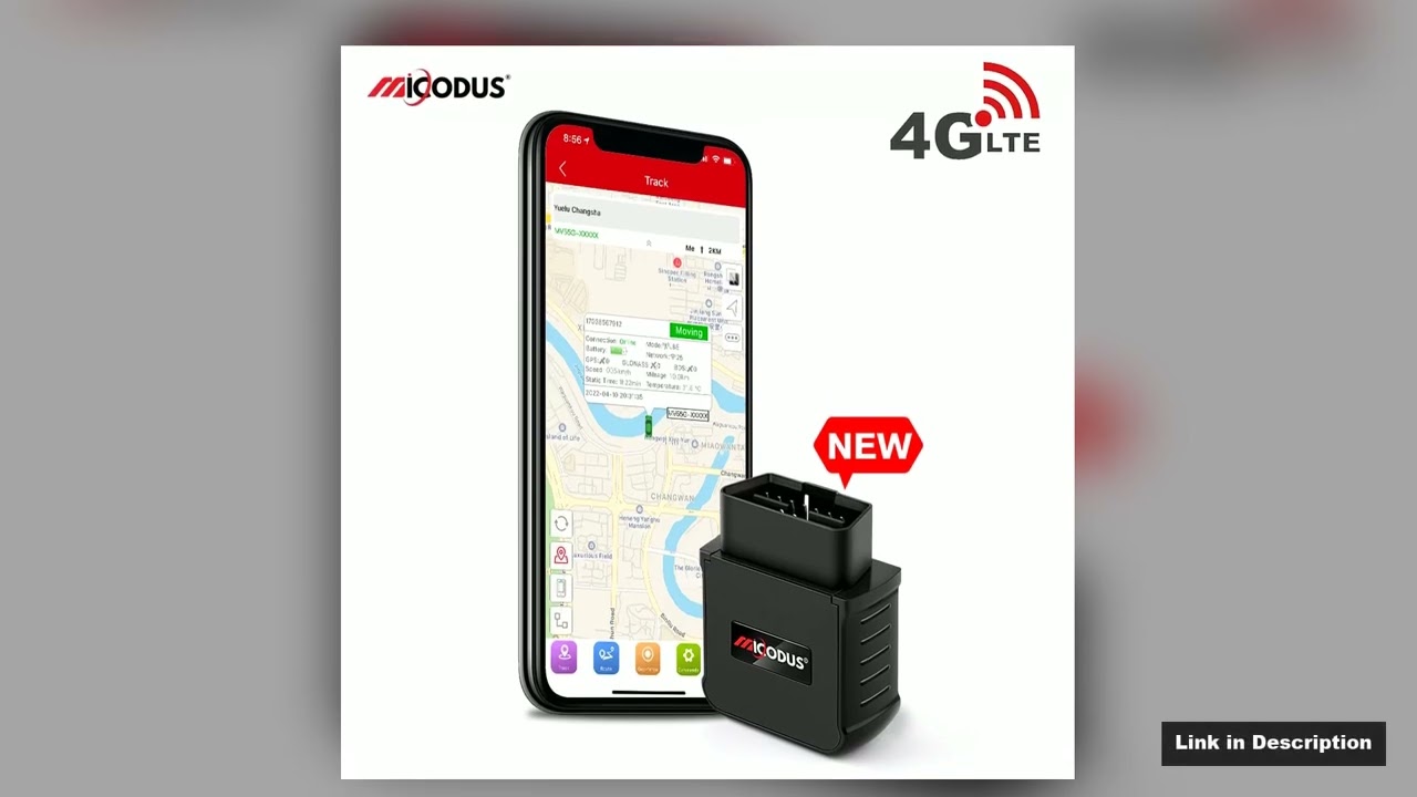 2022 MiCODUS OBD GPS Tracker 4G MV55G 950V Engine ONOFF Alarm GPS Car Tracker Tracking Device Plug