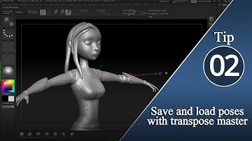 Tip 02 Save and load poses with transpose master