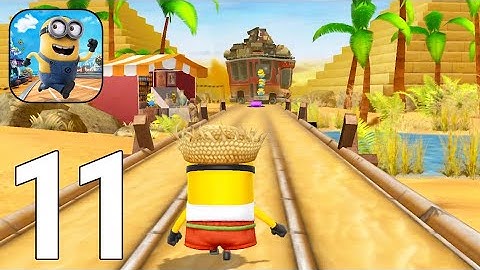 Despicable Me: Minion Rush Gameplay Walkthrough Part 11 - Egypt Pyramids [iOS/Android Games]