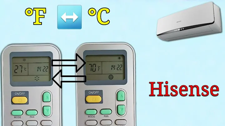 Hisense AC Air Conditioner Remote Settings | °F Fahrenheit ↔️ °C Celsius - DayDayNews