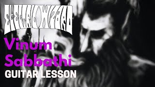 electric wizard guitar lesson - vinum sabbathi - bb / a# tuning