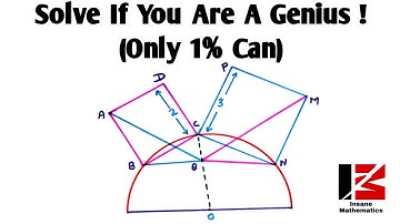 Geometry Q-16 | Geometry For CAT | PRMO Geometry | Geometry For Competitive Exams | NSEJS Maths