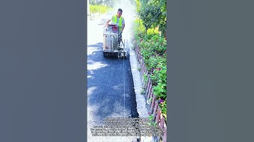 Drawing road markings - good machines and tools can improve work efficiency