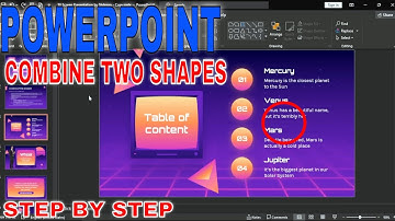 ✅ How To Combine Two Shapes In PowerPoint 🔴