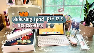 Unboxing ipad pro 2022: 12.9 inch / M1 + Apple Pencil 2nd gen & accessories