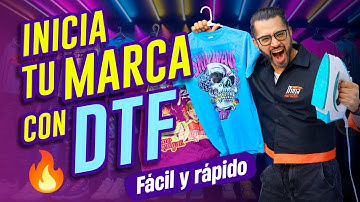 ¿Cómo estampar DTF? 🔥Curso Completo🔥 ¡Emprende tu marca en casa! 😱💥