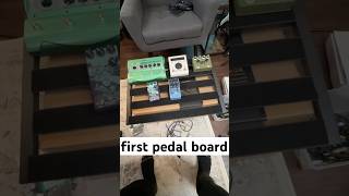 First pedalboard for home studio #pedalboard #homestudio #guitar #recording