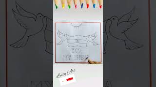 Independence Day Drawing || Republic Day Drawing #drawing #shorts screenshot 4