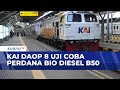 Uji Coba Perdana Bio Diesel B50 Pada Lokomotif Kereta CC 206 | JMP