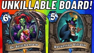 Making an UNKILLABLE Board?! Recurring Villain Death Knight Combo!