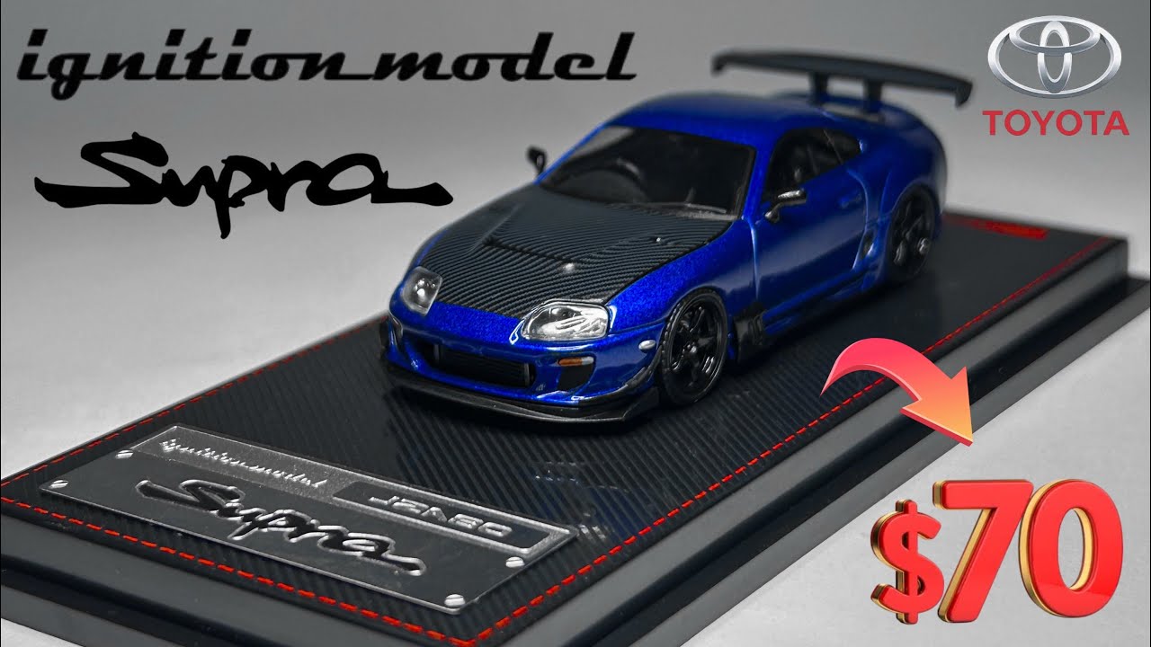 Unboxing Ignition Model Toyota Supra (JZA80) RZ Blue Metallic 1/64 Scale IG1860