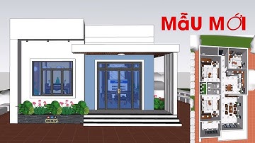 Mẫu nhà c4 mái bằng rẻ   đẹp   hiện đại để bà con tham khảo