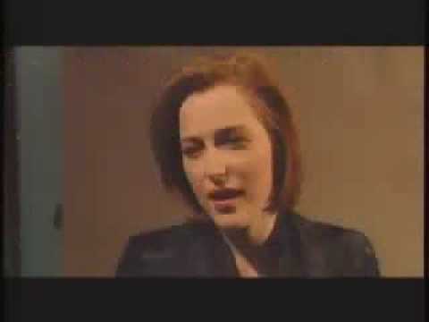 Gillian Anderson on David Letterman Parody