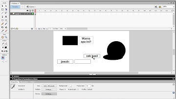 Cara Membuat Kuis Sederhana Tebak Warna "If-Else" di Macromedia Flash 8