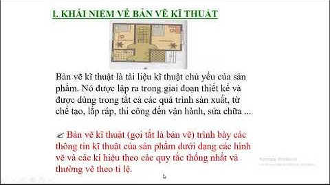 [CÔNG NGHỆ] Bài 1: Vai trò của bản vẽ kĩ thuật trong sản xuất và đời sống