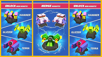 Merge Tower Bots - Gameplay Trailer (iOS - Android)