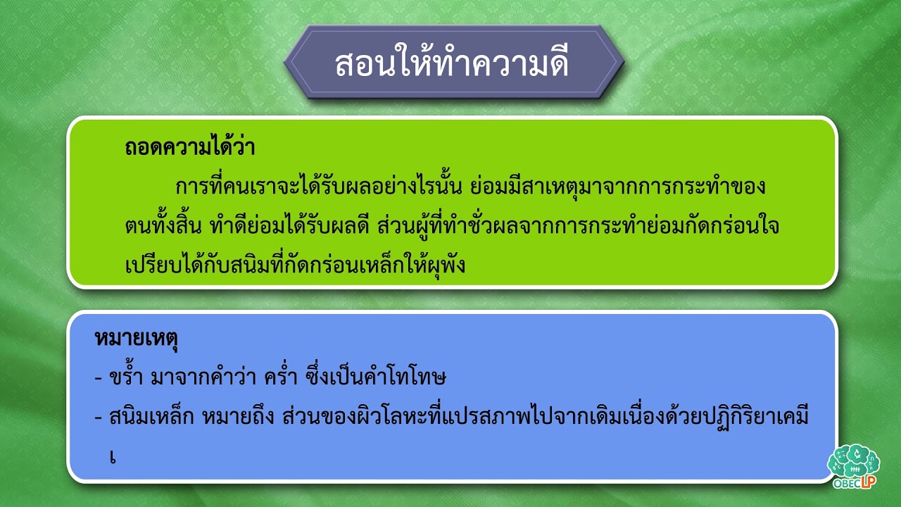 โคลงโลกนิติ - ภาษาไทย ม.1