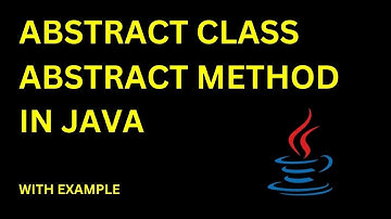 Java Abstract Class and Abstract Method  || Abstract Class || Abstract Method || Java tutorial