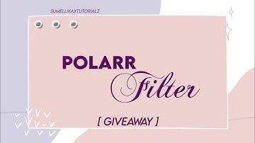 The best and perfect polarr filters by me🥀 | Sumellikaxtutorialz