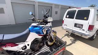 Matt’s Off Road Recovery (MORR) / Matt’s Straps + Honda Africa Twin + u-Haul Cycle Trailer