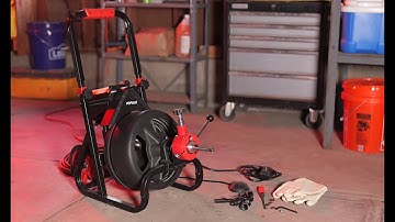 POPULO PEDC-75 DRAIN CLEANING MACHINE VIDEO REVIEW