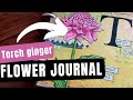 Art journal | A year in flowers - Torch Ginger