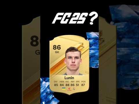 The SHOCKING Evolution of Andriy Lunin | Real Madrid #eafc24 #fifa#football#shorts #realmadrid