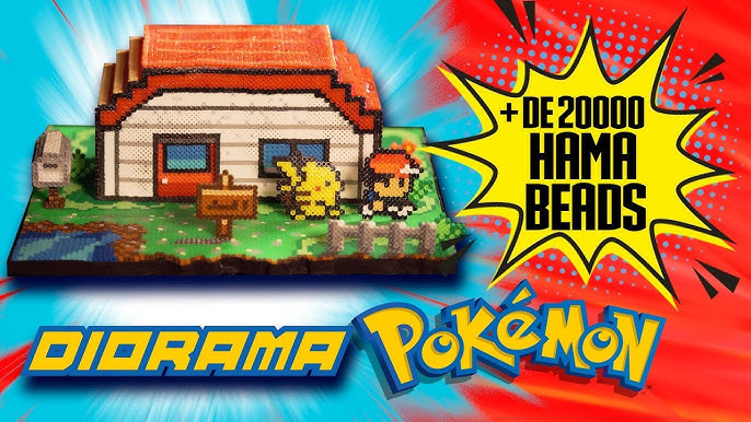 Pokemon Red/Blue - GeekRama diorama em cubo