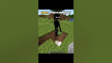 Ender golem in Minecraft Moment #minecraft #shorts