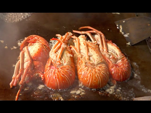 Lobster - Street Food in Taiwan ~ ロブスター , 龍蝦 , 랍스터 - YouTube