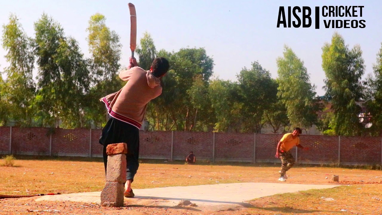 5 stylish Sixes in Cricket Tape ball single wicket by Shehroz cheema ...