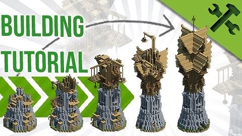 HUGE Fantasy Wizard Tower - Build Tutorial [Advanced]