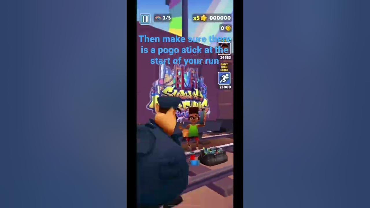 How to do the infinite score Subway surfers glitch￼! #subwaysurfers #glitch