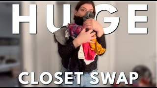 HUGE summer to winter wardrobe swap, closet reorg + declutter