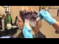 How to get Purple / Violet root and silver hair color.