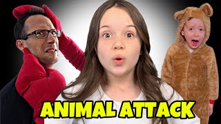 SCARY CRAB AND EVIL BEAR ATTACKED MY DAD | the McCartys funny videos COMPILATION