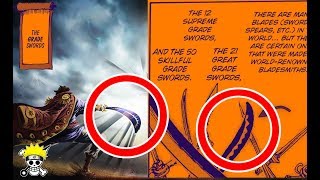 Theory Gol D Roger S Sword Is One Of The 12 Supreme Grade Swords Youtube