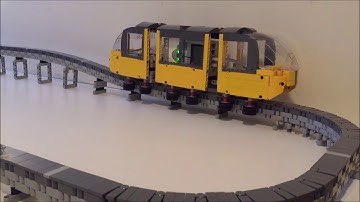 Lego Mindstorms EV3 Monorail - Up and Downhill