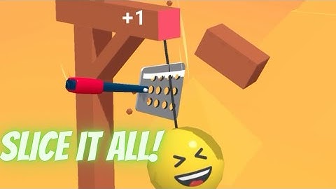 Slice it All! Gameplay/ Satisfying/ Relaxing/ ASMR sounds/#fyp #trending #asmr