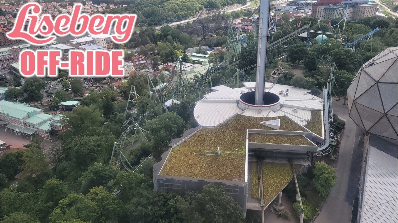 Liseberg Off-Ride Footage, Swedish Amusement Park | Non-Copyright