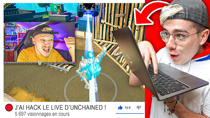 J'ai "Pris" le CONTRÔLE du Live de ce YOUTUBER ! (hack fortnite)
