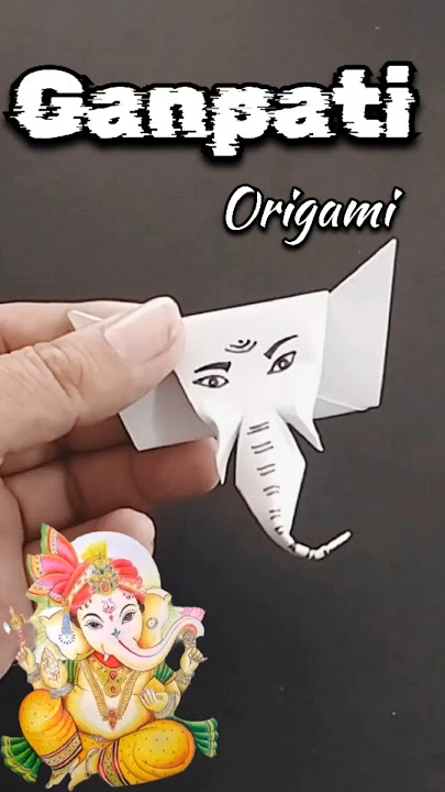 Origami Ganesha || Ganesh Ji Origami || Ganesh ji aarti || aarti || How to make Ganesh ji with paper