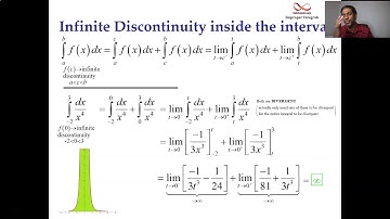 Improper Integral with a Discontinuous Function Video 2