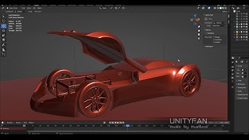 concept car quick modeling - vehicle 028 - part 2 - 4x timelapse
