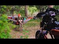 The BEST Way to Sleep Next to Your Motorcycle: Solo Hammock Camping!