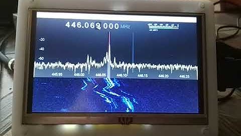 GQRX+Raspberry 3+RTL-SDR on PMR 446 MHz
